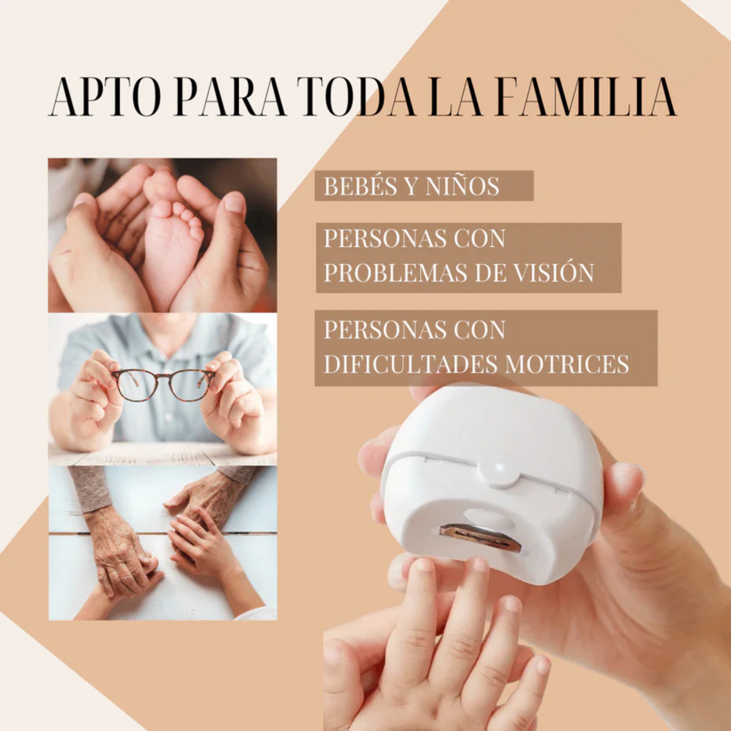 Cortaúñas eléctrico